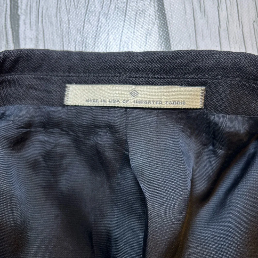 Joseph Abboud mens Black wool sport coat jacket blazer 43L Vintage Class…